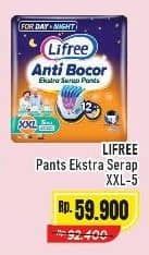 Promo Harga Lifree Popok Celana Ekstra Serap XXL5 5 pcs - Alfamart