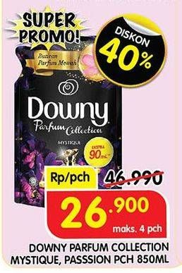 Promo Harga Downy Parfum Collection Mystique, Passion 850 ml - Superindo