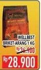 Promo Harga WELLBEST Briket Arang 1000 gr - Hypermart