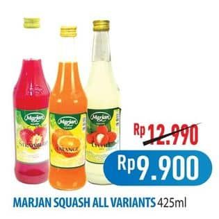 Promo Harga Marjan Syrup Squash All Variants 450 ml - Hypermart