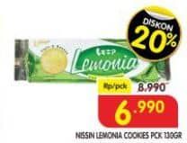Promo Harga Nissin Cookies Lemonia 130 gr - Superindo