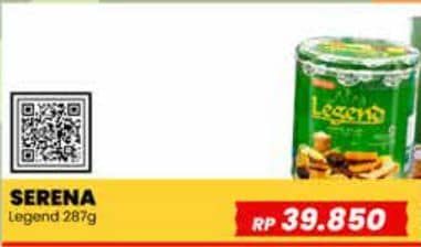 Promo Harga Serena Biskuit Legend 287 gr - Yogya