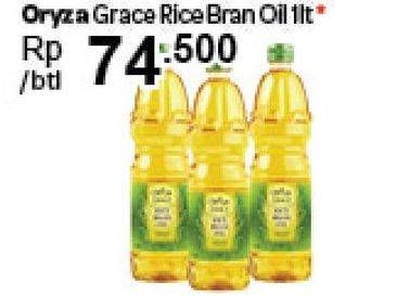 Promo Harga ORYZA Grace Rice Bran Oil 1 ltr - Carrefour