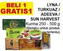 Promo Harga LYNA/TURKUAZ/ADEEVA/SUN HARVEST Kurma 250 - 500gr  - Giant