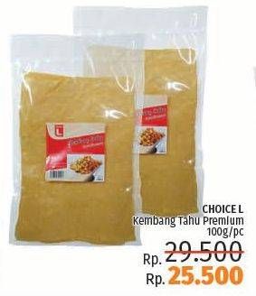 Promo Harga CHOICE L Kembang Tahu Premium 100 gr - LotteMart