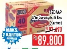 Promo Harga SEDAAP Mie Goreng 40 pcs - Hypermart