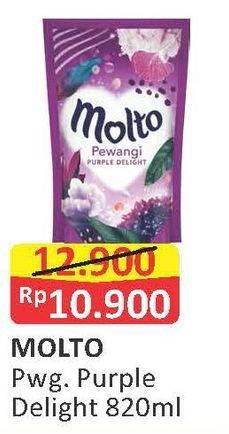 Promo Harga MOLTO Pewangi Purple Delight 820 ml - Alfamart