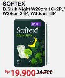 Promo Harga Softex Daun Sirih 36cm, 29cm 13 pcs - Alfamart