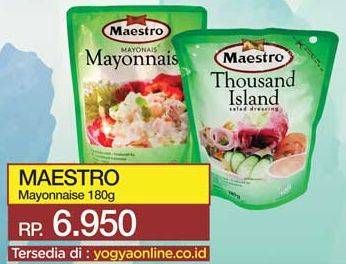 Promo Harga MAESTRO Mayonnaise 180 ml - Yogya