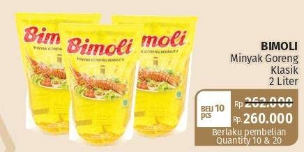 Promo Harga BIMOLI Minyak Goreng 2000 ml - Lotte Grosir