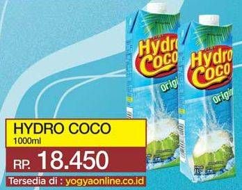 Promo Harga HYDRO COCO Minuman Kelapa Original 1 ltr - Yogya