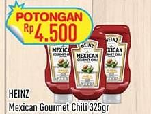 Promo Harga Heinz Gourmet Chili Mexican 325 gr - Hypermart