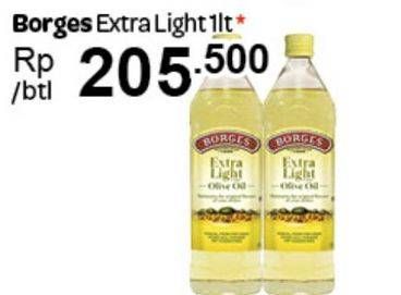 Promo Harga BORGES Olive Oil Extra Light 1 ltr - Carrefour