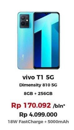 Promo Harga Vivo T1 5G 8GB + 256GB  - Erafone