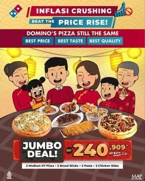 Promo Harga Dominos Medium HT Pizza  - Domino Pizza