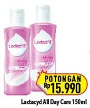 Promo Harga Lactacyd Pembersih Kewanitaan All Day Care 150 ml - Hypermart