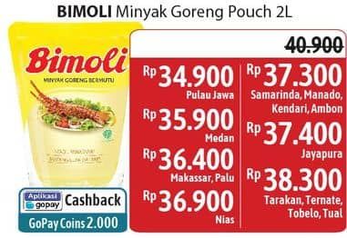 Promo Harga Bimoli Minyak Goreng 2000 ml - Alfamidi