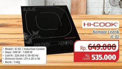 Promo Harga HICOOK IC 02  - Lotte Grosir