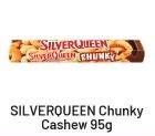 Promo Harga SILVER QUEEN Chunky Bar Cashew 95 gr - Alfamart