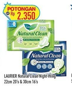 Promo Harga Laurier Natural Clean/Night   - Hypermart