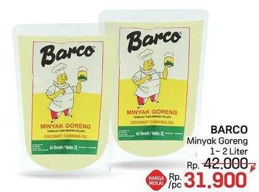 Promo Harga Barco Minyak Goreng Kelapa 1000 ml - LotteMart