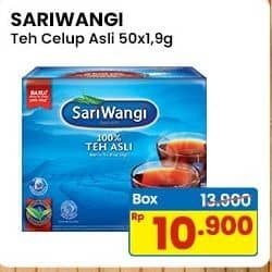 Promo Harga Sariwangi Teh Asli 92 gr - Indomaret