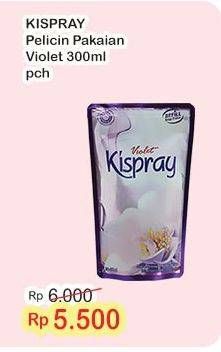 Promo Harga Kispray Pelicin Pakaian Violet 300 ml - Indomaret