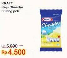 Promo Harga KRAFT Cheese Cheddar 30 gr - Indomaret