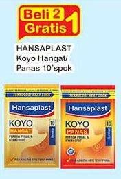 Promo Harga Hansaplast Koyo Hangat, Panas 10 pcs - Indomaret