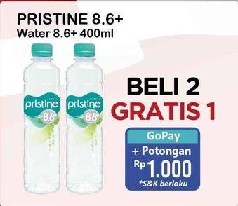 Promo Harga Pristine 8 Air Mineral 400 ml - Alfamart