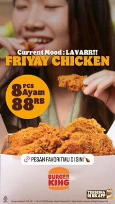 Promo Harga Friyay Chicken  - Burger King