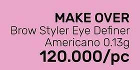 Promo Harga MAKE OVER Brow Styler Eye Definer Americano  - Guardian