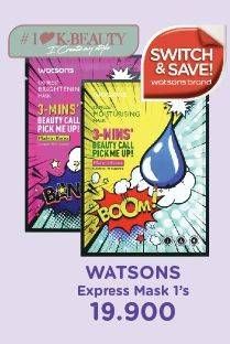 Promo Harga WATSONS Express Mask Bang!, Boom!  - Watsons