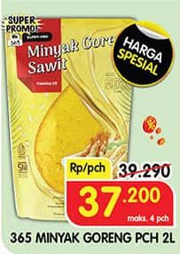 Promo Harga 365 Minyak Goreng 2000 ml - Superindo