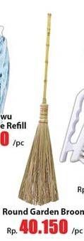 Promo Harga CLEAN MATIC Round Garden Broom 1 pcs - Hari Hari