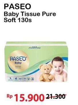 Promo Harga PASEO Baby Pure Soft 130 sheet - Alfamart