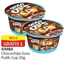Promo Harga SIMBA Cereal Choco Chips Susu Putih 20 gr - Alfamart