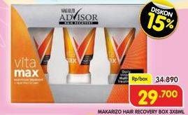 Promo Harga Makarizo Hair Recovery Vitamax per 3 pcs 8 ml - Superindo