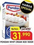 Promo Harga PONDAN Whip Cream 150 gr - Superindo