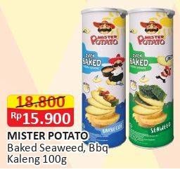 Promo Harga MISTER POTATO Snack Crisps BBQ, Baked Seaweed 80 gr - Alfamart