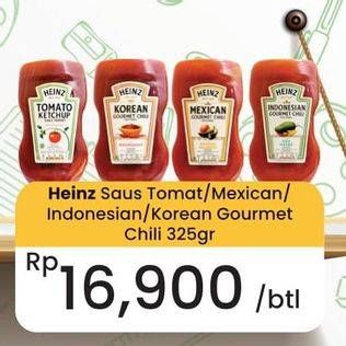 Promo Harga Heinz Saus Tomat/Gourmet Chili  - Carrefour
