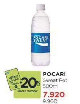 Promo Harga Pocari Sweat Minuman Isotonik Original 500 ml - Watsons