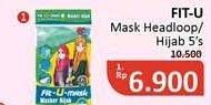 Promo Harga FIT-U-MASK Masker Hijab Headloop 5 pcs - Alfamidi