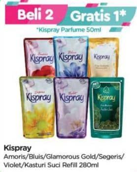 Promo Harga Kispray Pelicin Pakaian Amoris, Bluis, Glamorous Gold, Segeris, Violet, Kasturi Suci 200 ml - TIP TOP