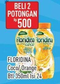 Promo Harga Floridina Juice Pulp Orange Coco, Orange 350 ml - Hypermart