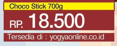 Promo Harga YOA Choco Stick 700 gr - Yogya