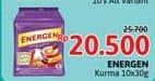 Promo Harga Energen Cereal Instant Kurma per 10 sachet 30 gr - Alfamidi