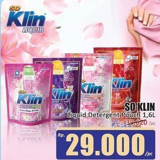 Promo Harga So Klin Liquid Detergent 1600 ml - Hari Hari