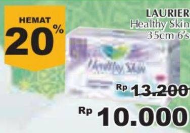 Promo Harga Laurier Healthy Skin Night Wing 35cm 6 pcs - Giant