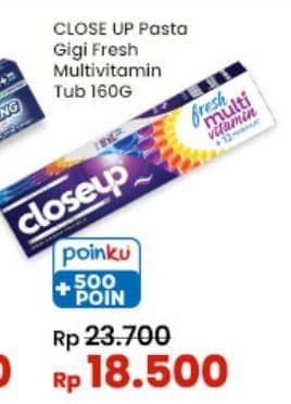 Promo Harga Close Up Pasta Gigi Fresh Multivitamin 160 gr - Indomaret